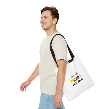 "Carry The Vision." All-Over-Print Leadership Tote