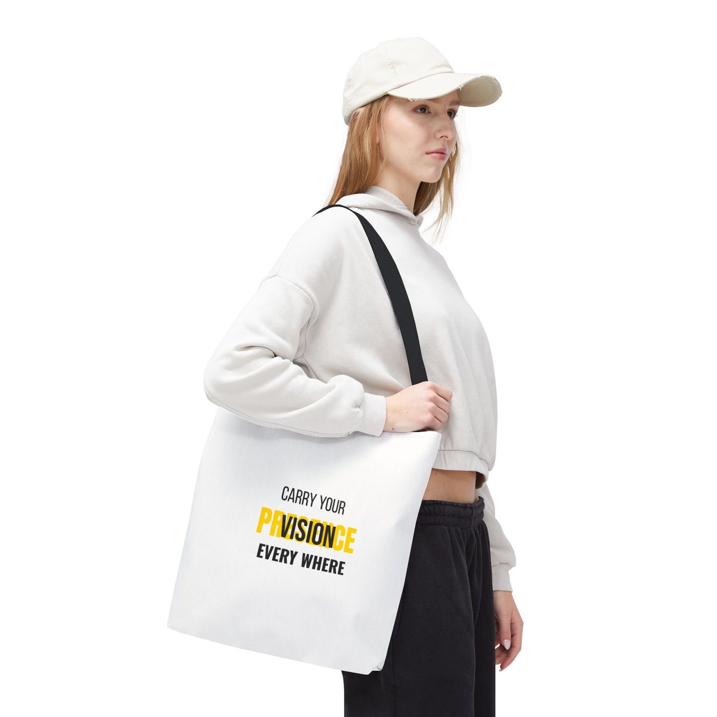 "Carry The Vision." All-Over-Print Leadership Tote