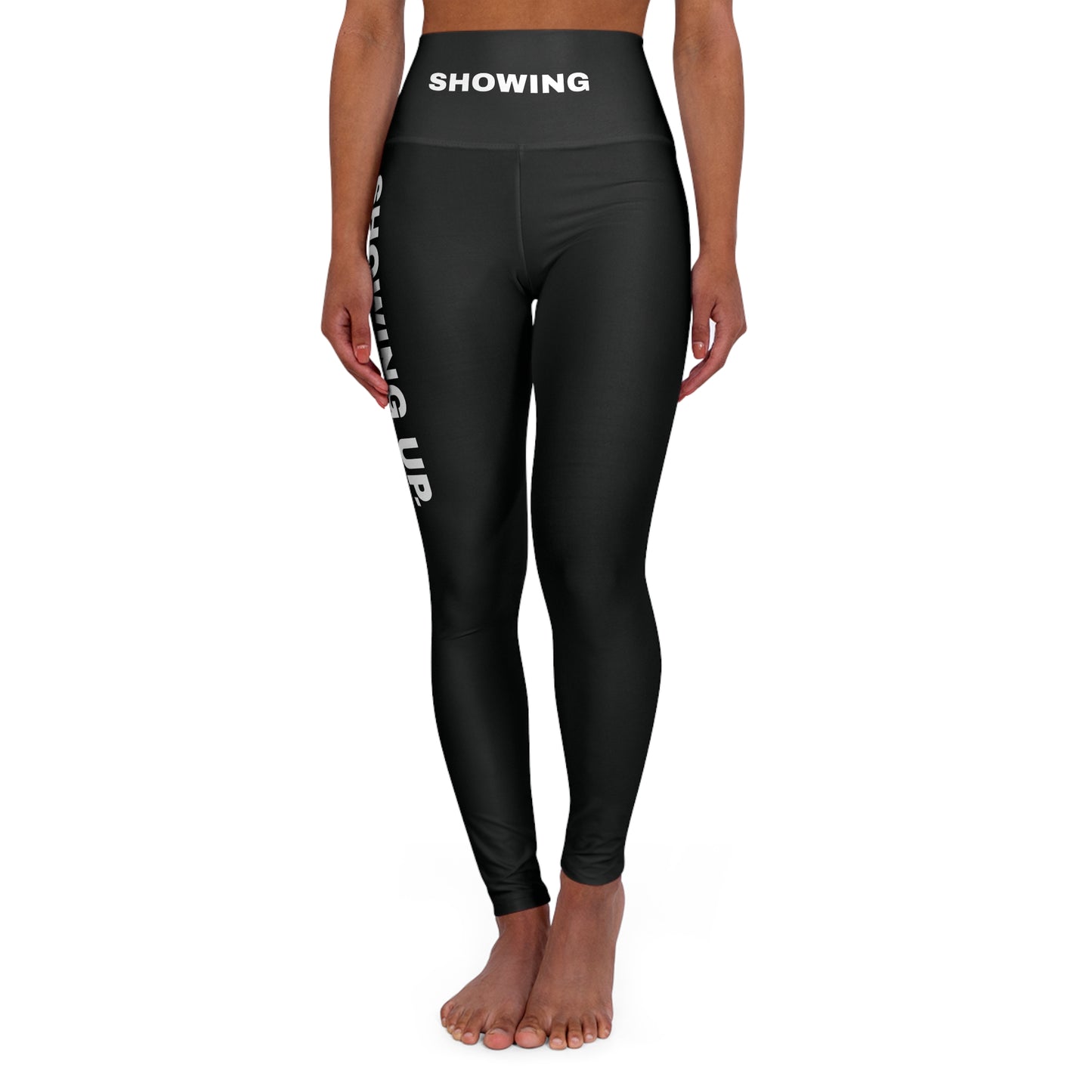 SHOWING UP. Powerful Present VARIANT High-Waisted Yoga Leggings — High-Rise, Full-Compression Activewear