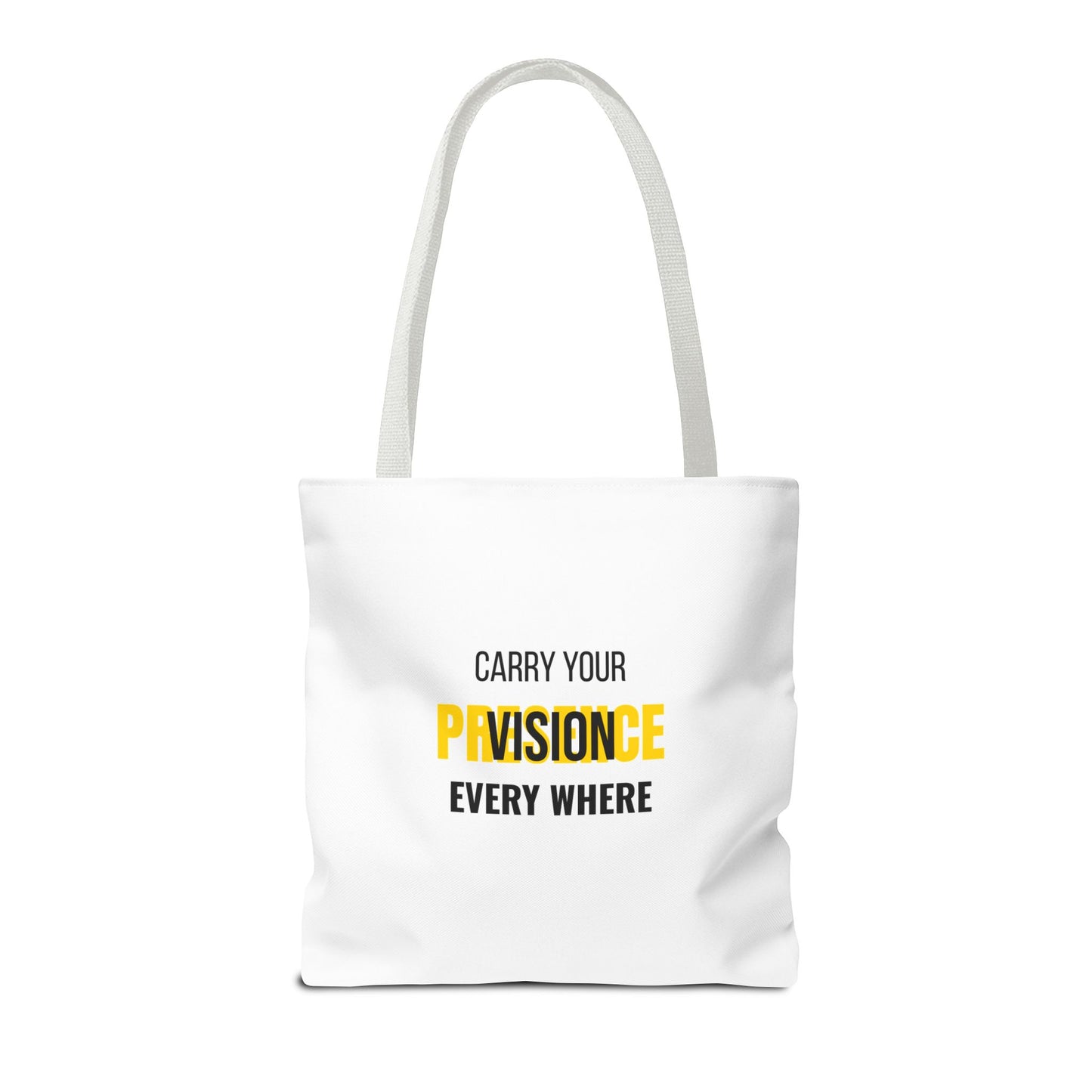 "Carry The Vision." All-Over-Print Leadership Tote