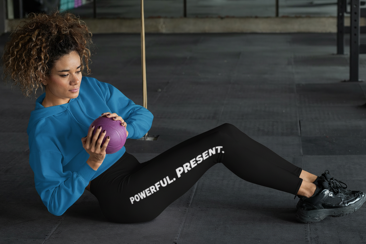 Powerful Present High-Waisted Yoga Leggings — High-Rise, Full-Compression Activewear