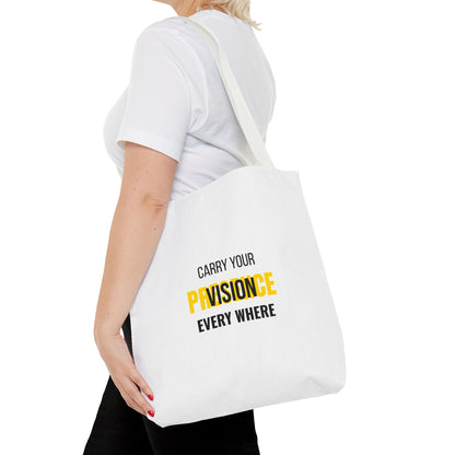 "Carry The Vision." All-Over-Print Leadership Tote