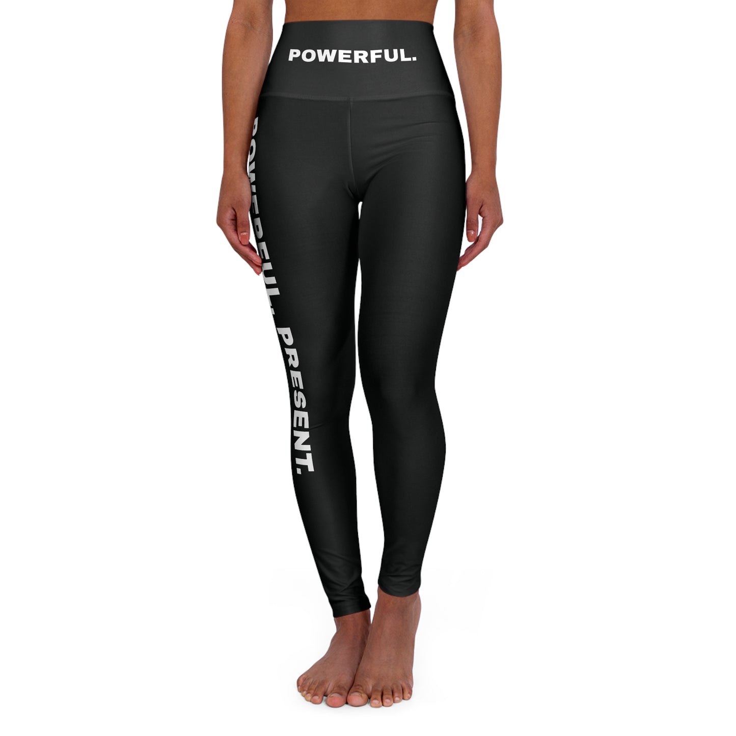 Powerful Present High-Waisted Yoga Leggings — High-Rise, Full-Compression Activewear