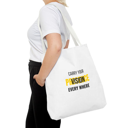 "Carry The Vision." All-Over-Print Leadership Tote