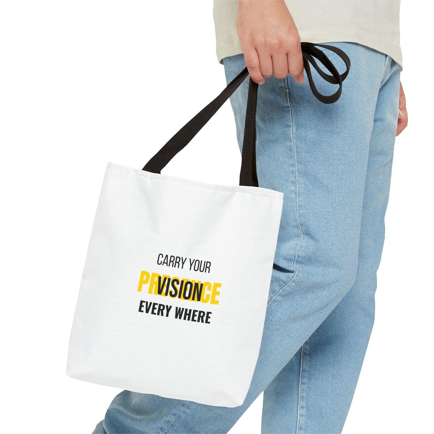 "Carry The Vision." All-Over-Print Leadership Tote