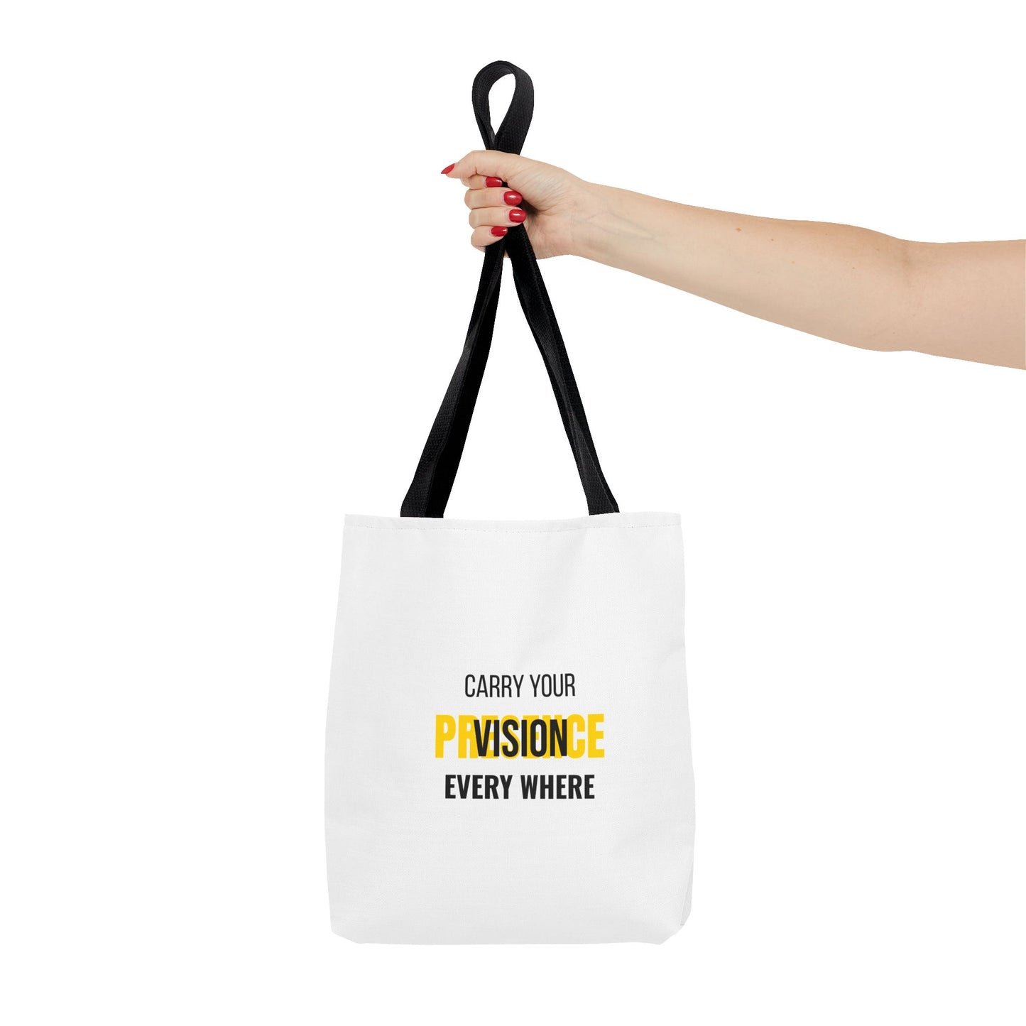 "Carry The Vision." All-Over-Print Leadership Tote