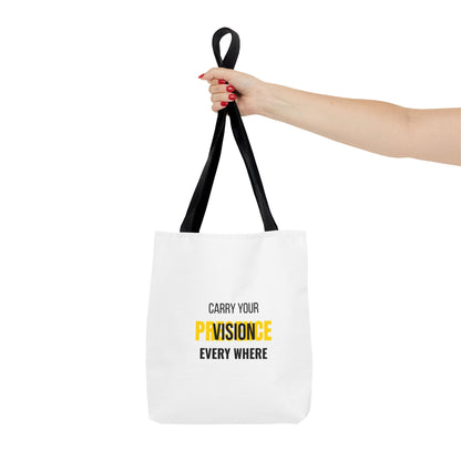 "Carry The Vision." All-Over-Print Leadership Tote