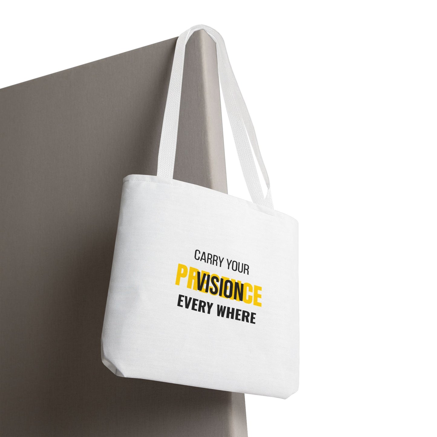 "Carry The Vision." All-Over-Print Leadership Tote