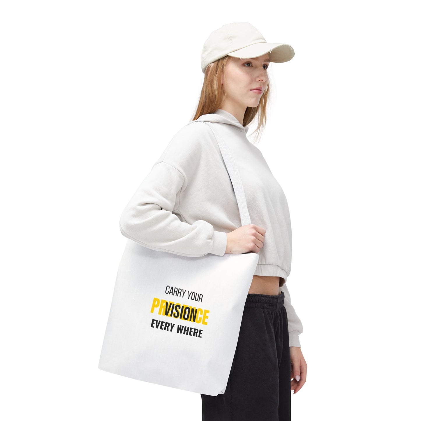 "Carry The Vision." All-Over-Print Leadership Tote