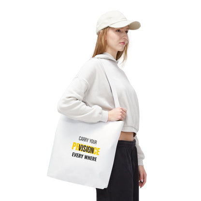 "Carry The Vision." All-Over-Print Leadership Tote