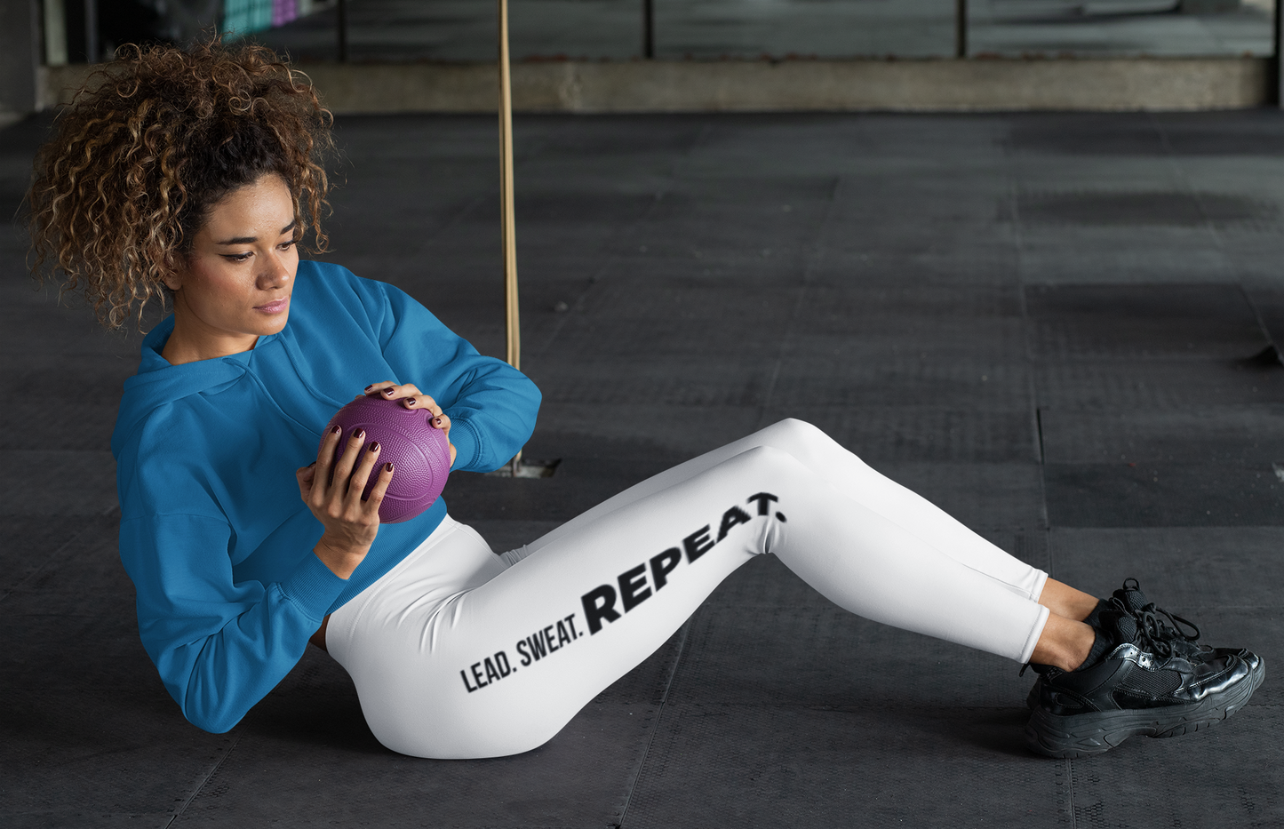 High Waisted Yoga Leggings (AOP)